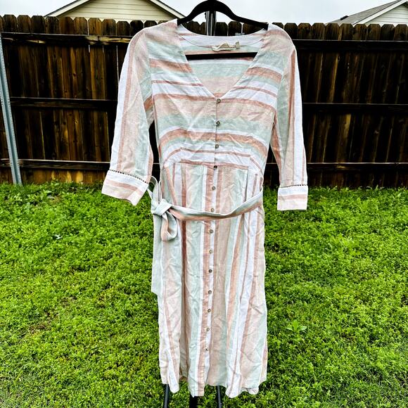 Soft Surrounds Pastel Button down Dress Size XS - Picture 1 of 5